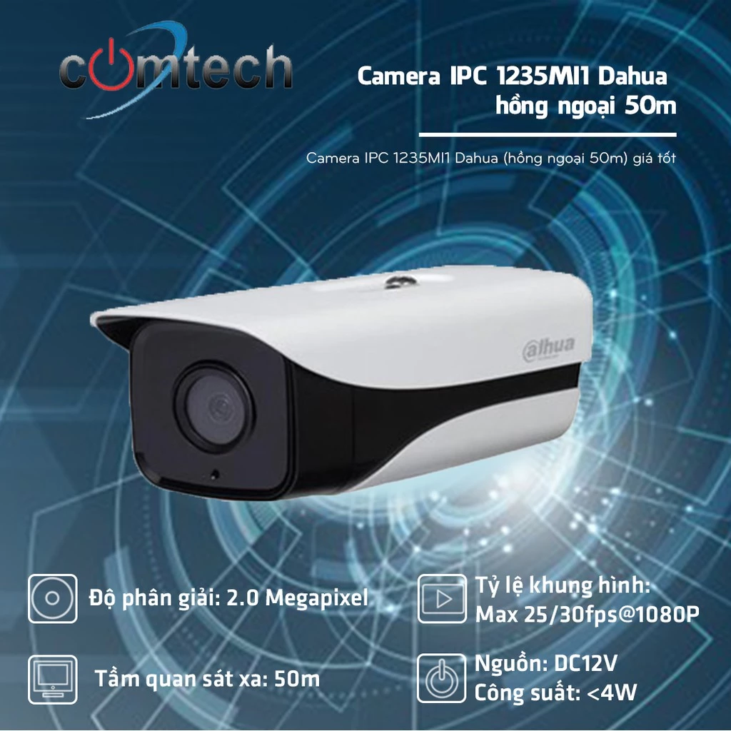 Camera ngoài trời Dahua IPC 1235MI-1 ( IPC HFW 6258M )