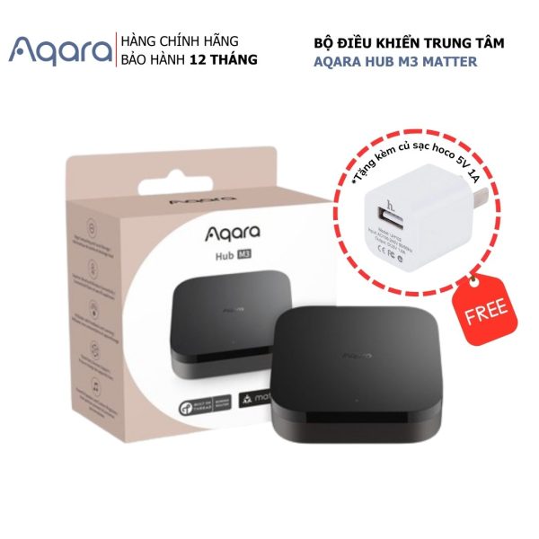 Bộ điều khiển trung tâm Aqara Hub M3 Zigbee 3.0, hỗ trợ Matter