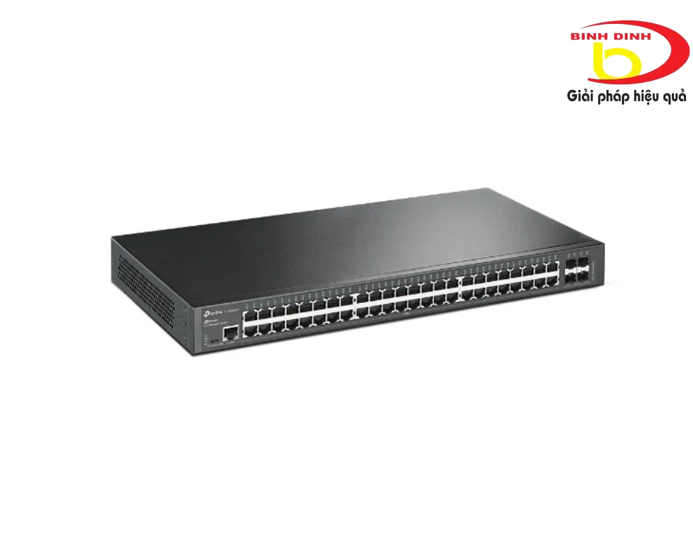 TL-SG3452X Switch Quản Lý JetStream 48-Cổng Gigabit L2+với 4 khe 10GE SFP+